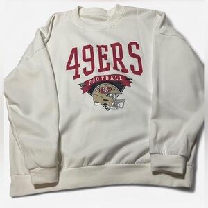 Men’s Large San Francisco 49ers sweatshirt, warn only 1 time